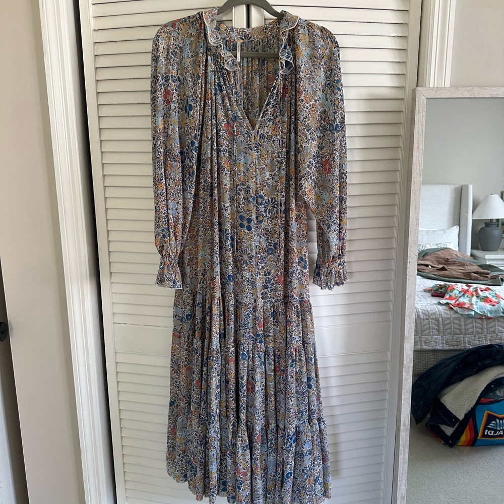 Free People Feeling Groovy Maxi Dress size Small